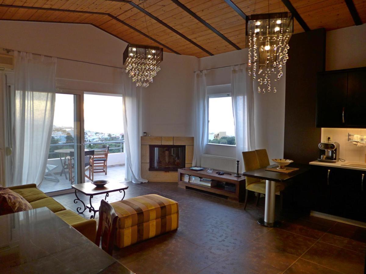 Wide-View & Quiet Apartment Chania Ханья Экстерьер фото
